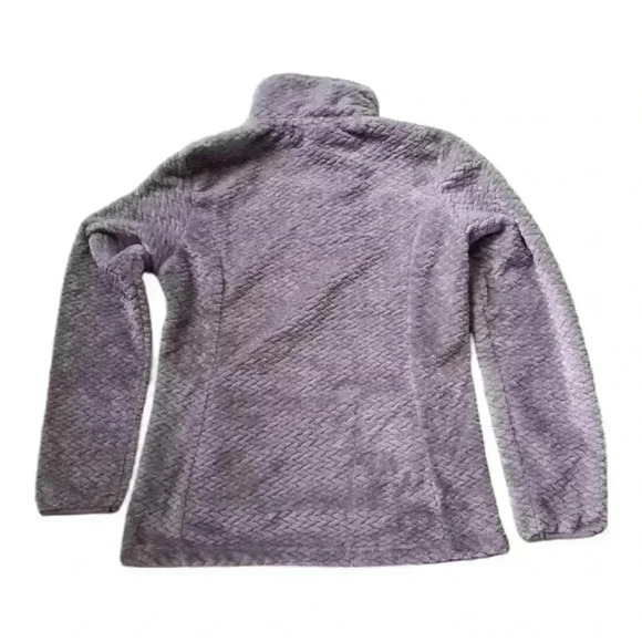 FREE2B Ladies Braided Butter Pile Jacket: Medium /Purple - Picture 2 of 7